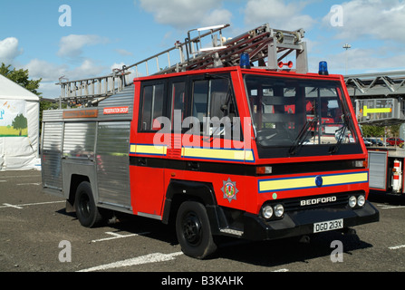 Un Bedford Fire Witch fire engine datant de 1981/1982 Banque D'Images