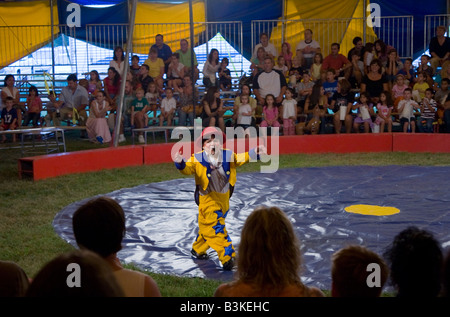 Dans un cirque, clown Banque D'Images