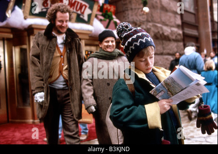 La maison seule 1990 TCF film avec Macaulay Culkin à droite Banque D'Images