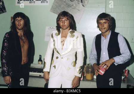 EMERSON LAKE AND PALMER UK groupe de rock avec de gauche Keith Emerson, Greg Lake et Carl Palmer vers 1974 Banque D'Images