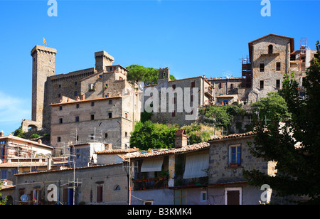 Italie Italie centrale Latium Latium Bolsena château Banque D'Images