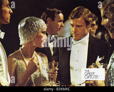 GATSBY LE MAGNIFIQUE 1974 Paramount film avec Robert Redford et Mia Farrow Banque D'Images