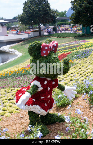 Epcot flower and garden show epcot center walt disney World Orlando Floride plantes Fleurs Banque D'Images