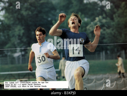 Les chariots de feu 1981 TCF/Allied Étoile/Enigma film avec Ben Cross comme Harold Abrahams à droite et Ian Charleston comme Adolphe Franck Eric Banque D'Images