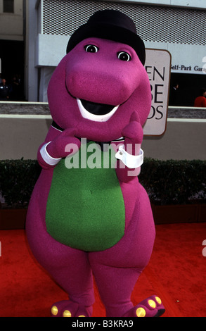 BARNEY Taille caractère dans la vie 1998 Polygram Film Barney's Great Adventure Banque D'Images