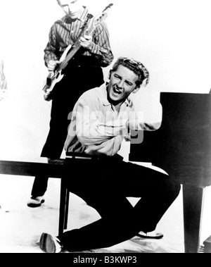 JERRY LEE LEWIS photo promotionnelle de musicien rock américain sur 1958 Banque D'Images