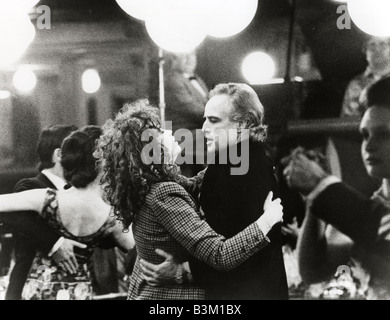 Dernier tango à Paris 1972 Les artistes Associes film avec Marlon Brando et Maria Schneider Banque D'Images