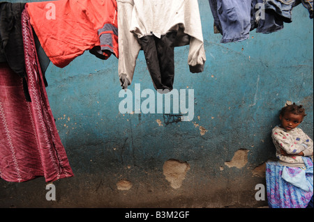 La banlieue de somaliens au Kenya à Nairobi Eastleigh 67 2008 Banque D'Images