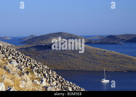 Les îles Kornati, Croatie Banque D'Images