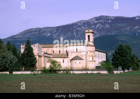 Italie, Abruzzes, Corfinio, Basilica di San Pelino Banque D'Images