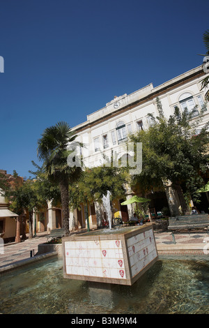 Un carré en Silves dans l'Algarve Portugal Banque D'Images