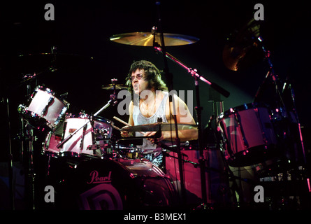 Groupe de rock britannique DEEP PURPLE avec Ian Paice à la batterie Banque D'Images