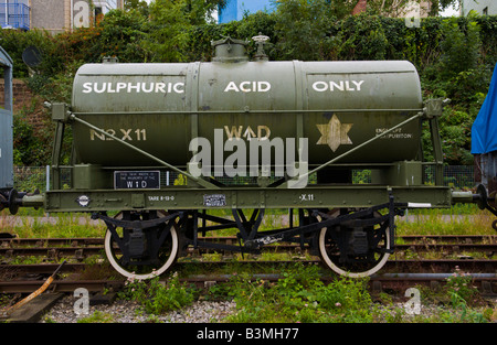 Wagon-citerne sur harbourside Bristol England UK Banque D'Images