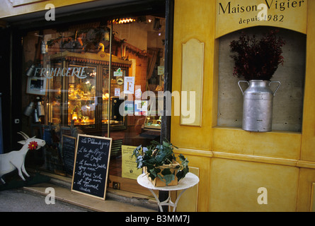 France Provence Carpentras Cheese shop à Carpentras Banque D'Images