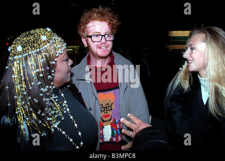 Chris Evans Présentateur TV Radio arrive à l'ouverture de la Fashion Cafe Banque D'Images