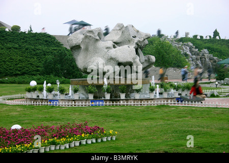 Parcs nationaux au barrage des Trois Gorges, Hubei, Chine Banque D'Images