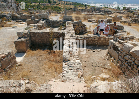 Les ruines antiques de Xanthos, une ville de Lycie, au sud-ouest de la Turquie moderne. Banque D'Images
