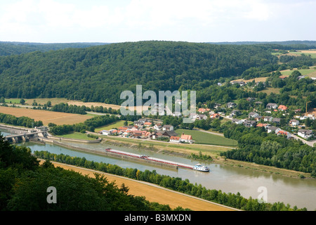 Deutschland, Bayern, Kehlheim an der Donau, Allemagne Bavière Kehlheim au bord du Danube Banque D'Images