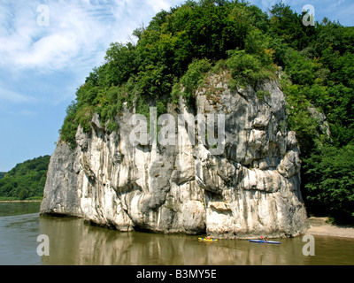 Deutschland, Bayern, Donauenge de Weltenbourg, percée du Danube, près de Weltenbourg, Bavaria, Germany, Europe Banque D'Images