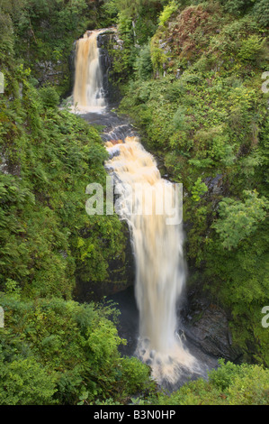 Glenashdale Falls, près de Whiting Bay, île d'Arran, North Ayrshire, Ecosse, Royaume-Uni. Banque D'Images