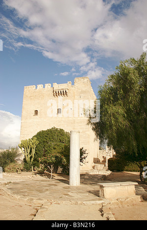 Chypre : château Kolossi - Banque D'Images