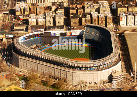 Yankee Stadium à New York Banque D'Images