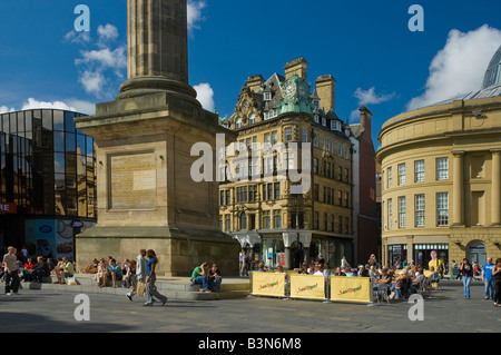 Grey's monument, Newcastle, Tyne et Wear, Angleterre. Banque D'Images