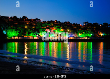 Plage de Goodrington Sands Paignton Grande-bretagne Devon Banque D'Images