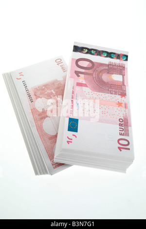 Les billets en euros, Close up Banque D'Images