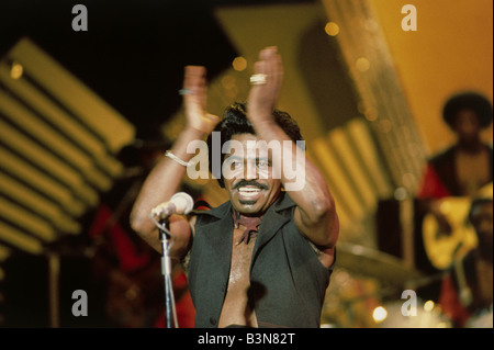 Nous JAMES BROWN Soul musicien en août 1976 Banque D'Images