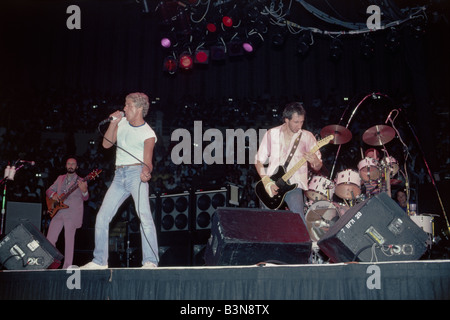 Le groupe de rock britannique qui en 1980 Banque D'Images