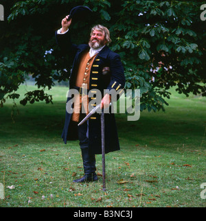 Acteur brian blessed Île au Trésor Octobre 1985 caractère comme Long John Silver Banque D'Images