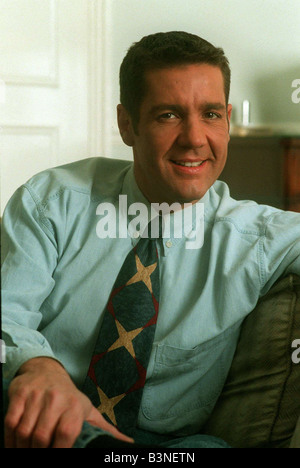 Dale Winton présentatrice TV Décembre 1997 Animateur de supermarché Sweep mirrorpix Banque D'Images