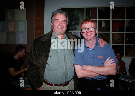 Chris Evans Présentateur TV Radio Septembre 1998 avec le photographe David Bailey mirrorpix Banque D'Images