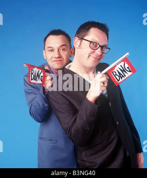 Vic Reeves et Bob Mortimer qui forment le duo comique de Reeves et Mortimer mirrorpix weby Banque D'Images