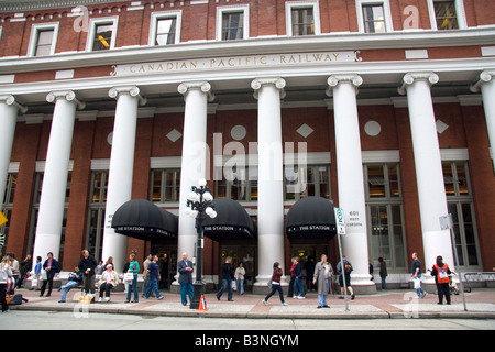 Waterfront Station à Vancouver British Columbia Canada Banque D'Images