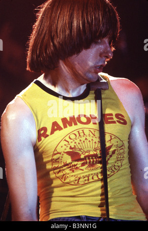 RAMONES rock US en 1980 avec Johnny Ramone Banque D'Images