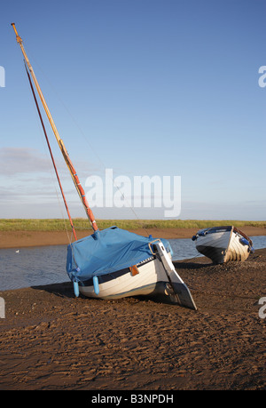 Bateaux sur la banque. Banque D'Images