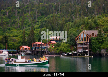 L M V Danny J dans Halibut Cove Kachemak Bay près de Homer Alaska Banque D'Images