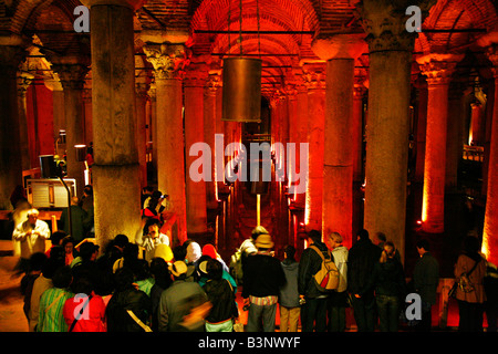 Mai 2008 - la Citerne Basilique Istanbul Turquie Banque D'Images