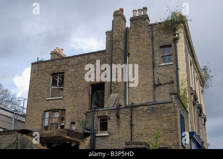 Pub à l'abandon en cours de réaménagement Banque D'Images