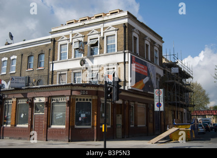 Pub à l'abandon en cours de réaménagement Banque D'Images