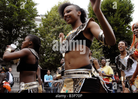 Les artistes interprètes ou exécutants à Notting Hill Carnival 2008 Banque D'Images