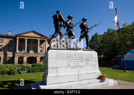 Province House et Monument commémoratif de guerre du Canada Banque D'Images