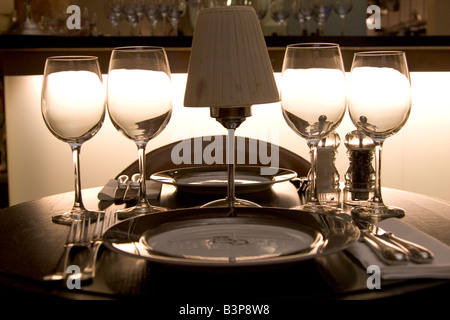 Restaurant contemporain à la mode 'Belga Queen', 32 rue de la Fosse aux Loups, Bruxelles Belgique Banque D'Images