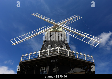 Moulin à vent de huit étages, l'un des plus grands moulins à vent au monde, Oeland, Comté de Kalmar, Suède, Scandinavie, Europe Banque D'Images