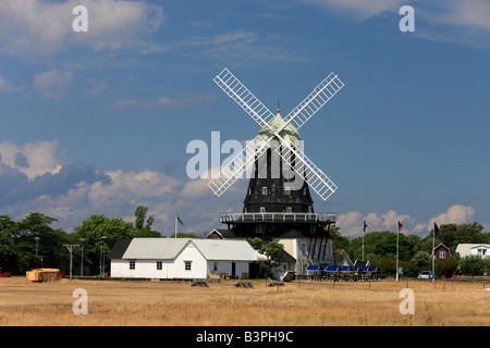 Moulin à vent de huit étages, l'un des plus grands moulins à vent au monde, Oeland, Comté de Kalmar, Suède, Scandinavie, Europe Banque D'Images