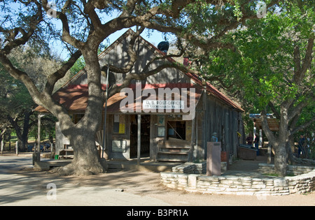Texas Hill Country Luckenbach Post Office Magasin Général Bar Banque D'Images