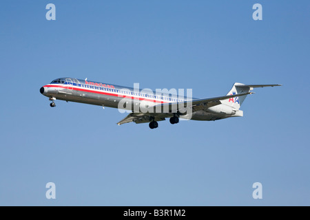 Un American Airlines MD80/90 Banque D'Images