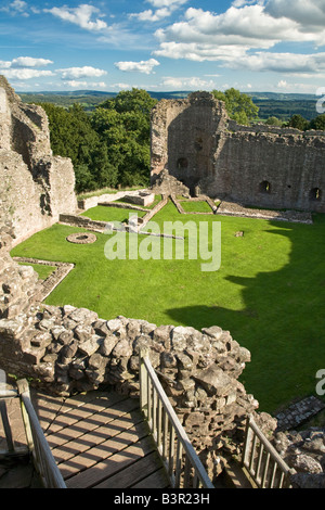 Château Blanc près de Abergavenny, Monmouthshire, Wales Banque D'Images